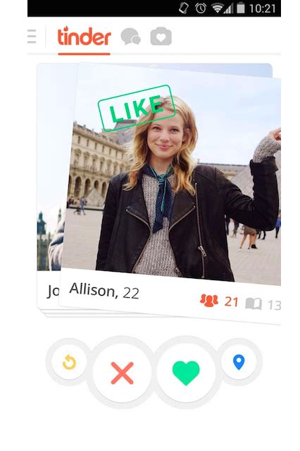 Using tinder for one night stands
